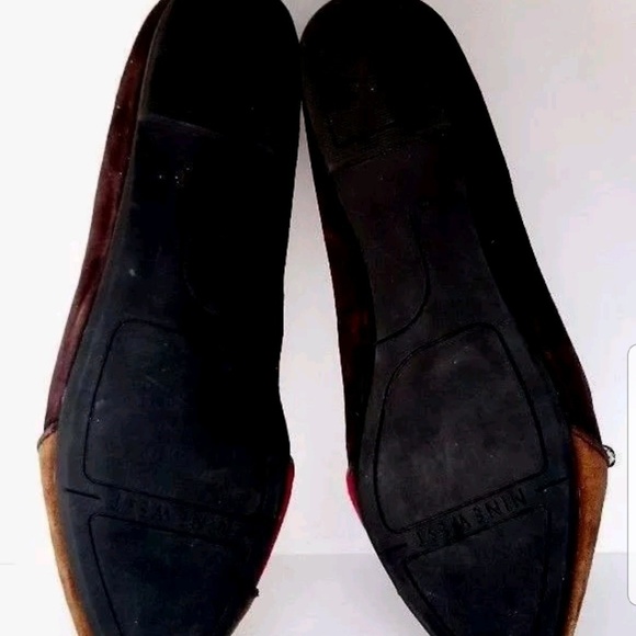 Nine West Shalio Tricolor Point Toe Flats sz 7 - Picture 5 of 5